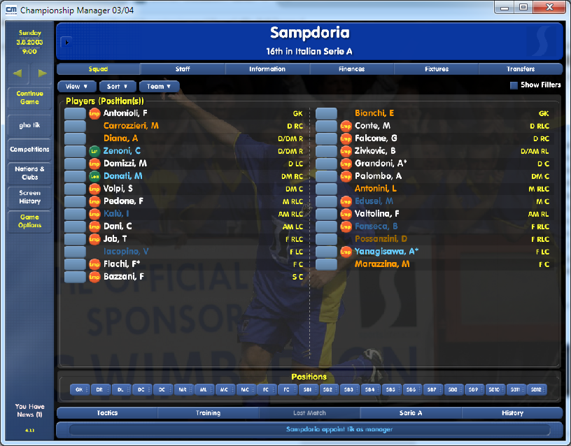 Championship Manager 03/04 Patch